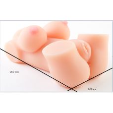 Реалистичное тело-торс Anica Solid Silicone Sexy Doll S