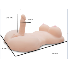 Секс лялька-торс Трансу з членом і анусом Nalada sex Doll