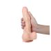 Фаллоимитатор 18,5/4,5 см реалистичный на присоске телесный с мошонкой XISE Victory Hero
