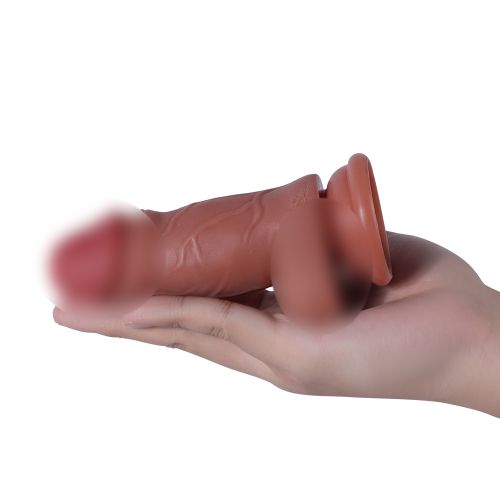 Фалоімітатор реалістичний на присосці тілесного кольору XISE "Mini penis"