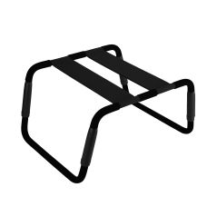 Компактний стілець для сексу з регульованою висотою чорний Roomfun Easy Detachable Sex Chair