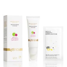 Масажне масло з ароматом яблуко з малиною DELICIOUS BRUSH YESforLOV