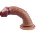 Фаллоимитатор реалистичный на присоске из мягкого двухслойного силикона OYO - Dildo Double Layer Silicone YQW-008