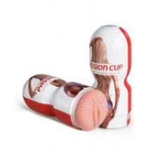 Мастурбатор в колбе вагина телесного цвета Yuechao Passion Cup Masturbator Vagina