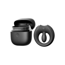 Смарт эрекционное виброкольцо на член черное Zalo Apis в кейсе