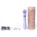 Вібромасажер-пульсатор силіконовий з підігрівом ZALO DESIRE Fantasy Violet