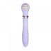 Вібромасажер-пульсатор силіконовий з підігрівом ZALO DESIRE Fantasy Violet