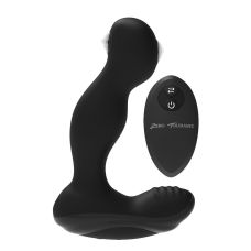 Вибромассажер простаты перезаряжаемый с пультом дистанционного управления черного цвета Zero Tolerance