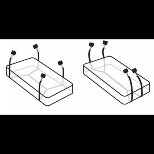 Набор для БДСМ фиксаторы кнут кляп маска черно серого цвета Roomfun Bedroom Restraint Kit  Набор для БДСМ фиксаторы кнут кляп маска черно серого цвета Roomfun Bedroom Restraint Kit