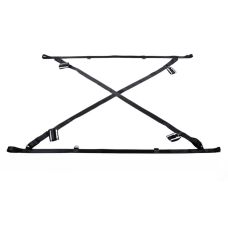 Система фіксації тіла для ліжка чорного кольору Roomfun Restraint Kit
