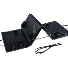 Доска для бондажа в комплекте с набором для бондажных игр черная Roomfun Bondage Board 