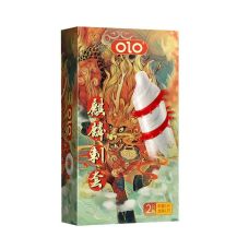 Презерватив з Вусиками на гіалуроновій основі з латексу в комплекті з Шариком Olo Red Dragon 1 презератив 1 кулька