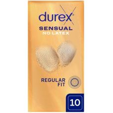 Презервативи без латексу Durex Sensual No Latex Regular Fit 10 штук