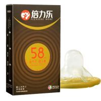 Презервативы мужские со смазкой ультратонкие латексные Beilile 58 мм 10 шт