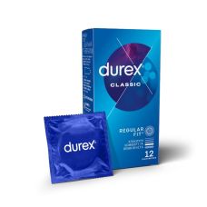 Презервативи класичні латексні із силіконовим мастилом Durex Сlassic 12 штук