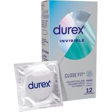 Презервативи ультратонкі латексні з силіконовим мастилом Durex Invisible 12 штук
