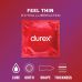 Презервативи з гладкою текстурою із силіконовим гелем Durex Feel Thin Extra Lubricated 24 штуки