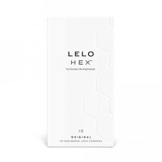 Презервативы латексные тонкие и прочные Lelo Hex 12 шт