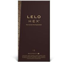 Презервативы латексные тонкие и прочные Lelo Hex Respect XL 12 шт