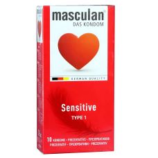 Презервативи ультратонкі рожеві Masculan Sensitive 10 штук