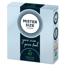 Презервативы Mister Size 47 mm (мм) 3 штуки Мистер Сайз