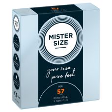 Презервативы Mister Size 57 mm (мм) 3 штуки Мистер Сайз