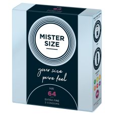 Презервативи Mister Size 64 mm (мм) 3 штуки Містер Сайз