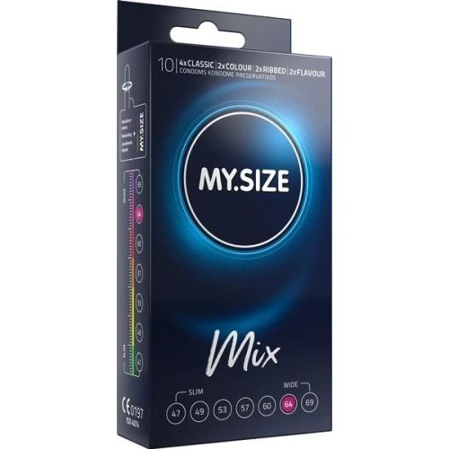 MY SIZE MIX презервативы 64 мм 10 штук Май Сайз Микс