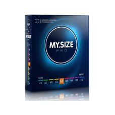 MY SIZE PRO презервативи 57 мм 3 штуки Май Сайз про веганські