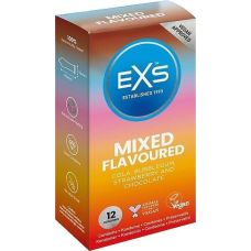 Набір презервативів із 4 різними смаками EXS Mixed Flavoured 12 штук