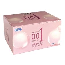 Презервативи ультратонкі з гіалуроновою кислотою та ароматом сакури Olo 0.01 Plus 10 штук