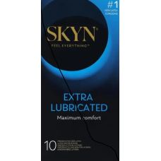 Презервативи преміум класу поліізопренові безлатексні з великою кількістю мастила Skyn Extra Lube 10 штук