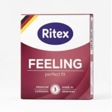 Презервативи з анатомічною формою з контурним приляганням Ritex Feeling 3 штуки