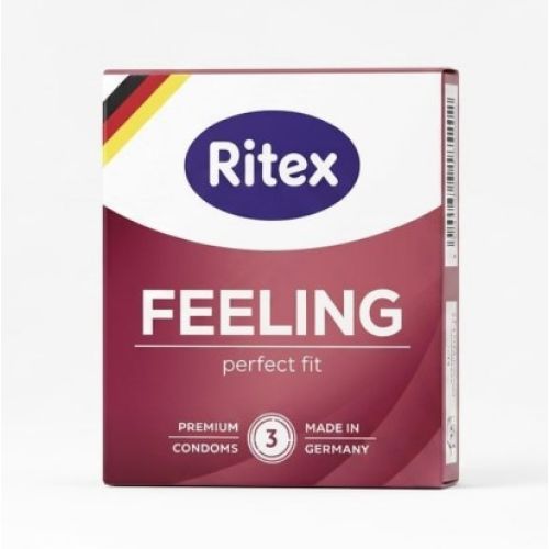 Презервативи з анатомічною формою з контурним приляганням Ritex Feeling 3 штуки