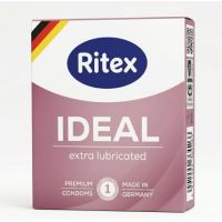 Презервативи з додатковим мастилом для комфортного зволоження Ritex Ideal 1 штука