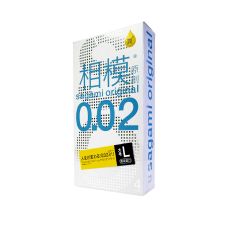 Поліуретановий презерватив Sagami Original тонкі 0,02 4 шт розмір L