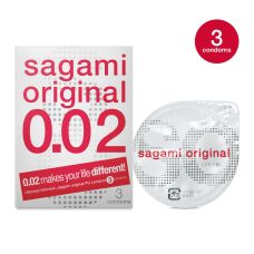Поліуретановий презерватив Sagami Оriginal тонкі 0,02 (Сагамі оригінал) 3 шт