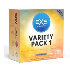 Презервативи із латексу різних видів EXS Variety Pack 1 48 штук