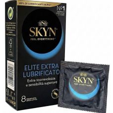 Презервативы сверхтонкие безлатексные с двойным количеством смазки Skyn Elite Extra Lube 8 штук