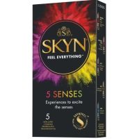Презервативы супертонкие из полиизопрена Skyn 5 Senses 5 штук