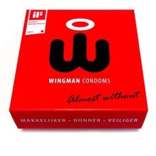 Презервативи Wingman 3 шт зручно та швидко одягаються за 2 сек