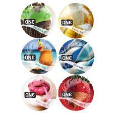 Набір YUMMY MIX презервативів смакових ONE 6 шт