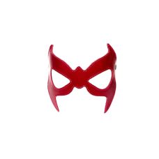 Маска на очі регульована з натуральної шкіри червоного кольору Scappa