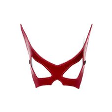 Кожаная маска на глаза из натуральной кожи красного цвета Scappa