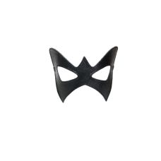 Маска на очі з натуральної шкіри БДСМ чорного кольору Scappa