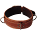 Ошейник с регулировкой БДСМ из натуральной кожи коричневого цвета Scappa Ошейник с регулировкой БДСМ из натуральной кожи коричневого цвета Scappa