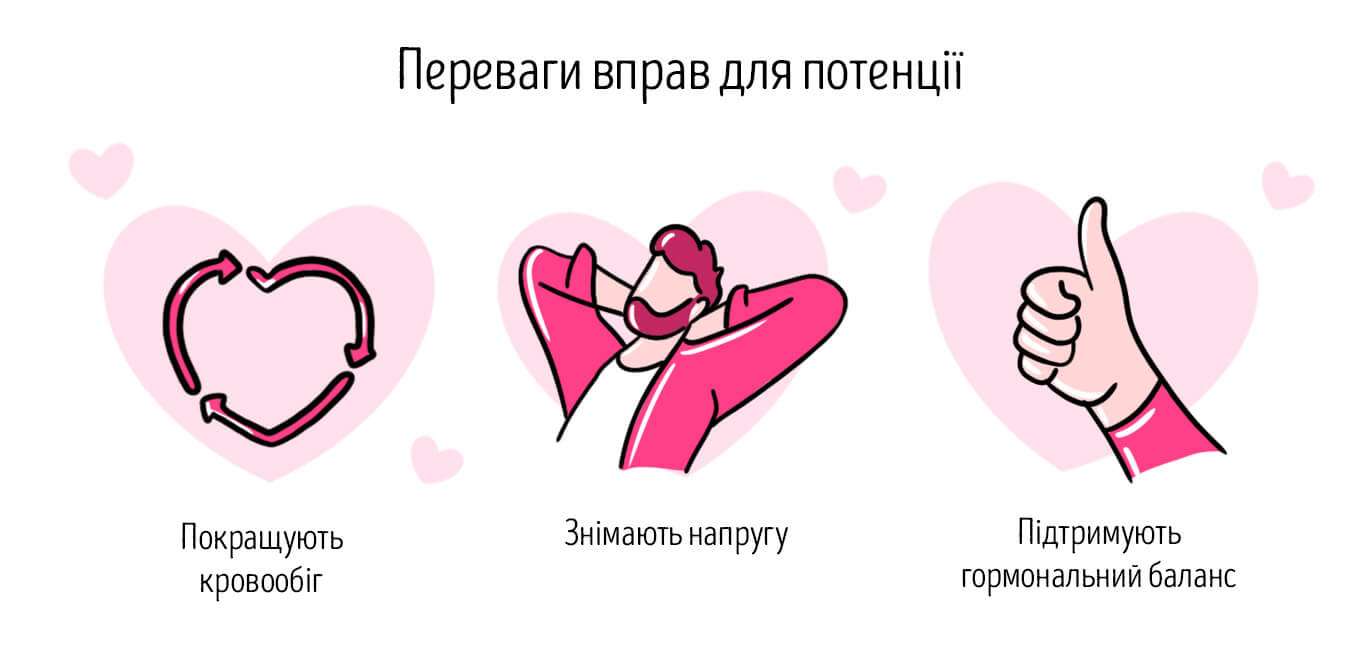 вправи для ерекції