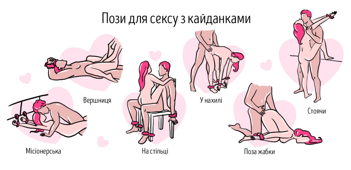 пози для сексу з наручниками