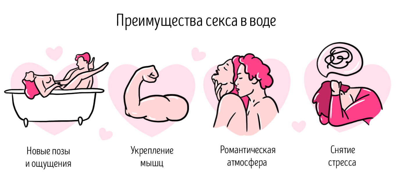 заниматься сексом в воде