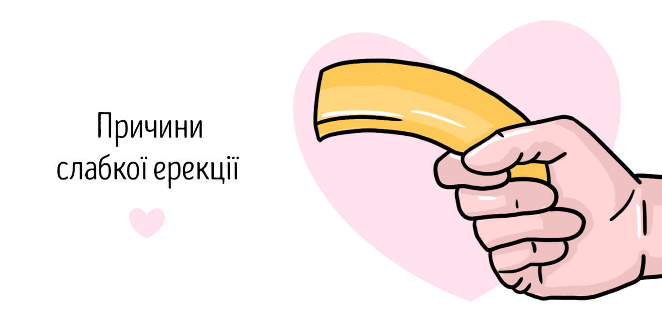 причини слабкої ерекції
